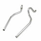 Holley 15817 - Prebent Tailpipes Fits 1978-1987 Chevrolet El Camino