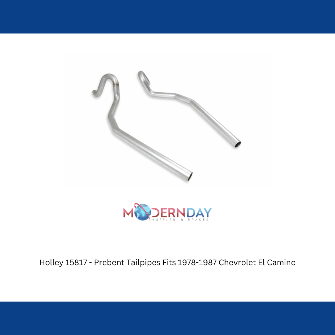 Holley 15817 - Prebent Tailpipes Fits 1978-1987 Chevrolet El Camino