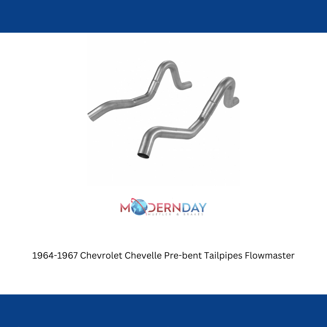 1964-1967 Chevrolet Chevelle Pre-bent Tailpipes Flowmaster 15819