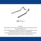 Flowmaster 15823 - Pre-Bent Tailpipes - 1962-1974 MOPAR B-Body 3.0 Inch Mandrel Bent Aluminized Steel Tailpipes