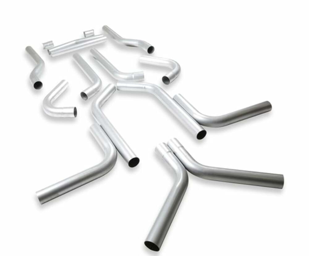 Flowmaster 15937 U-Fit Dual Exhaust Kit - 3.00 in. - Universal 16-piece pipes