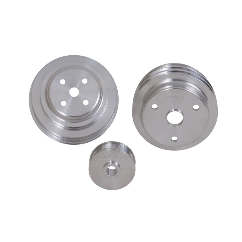 Fits 1985-87 GM 5.0/5.7 F-Body/GM Truck 3 Pc Performance Under Drive Pulley-1598 - Car Part People