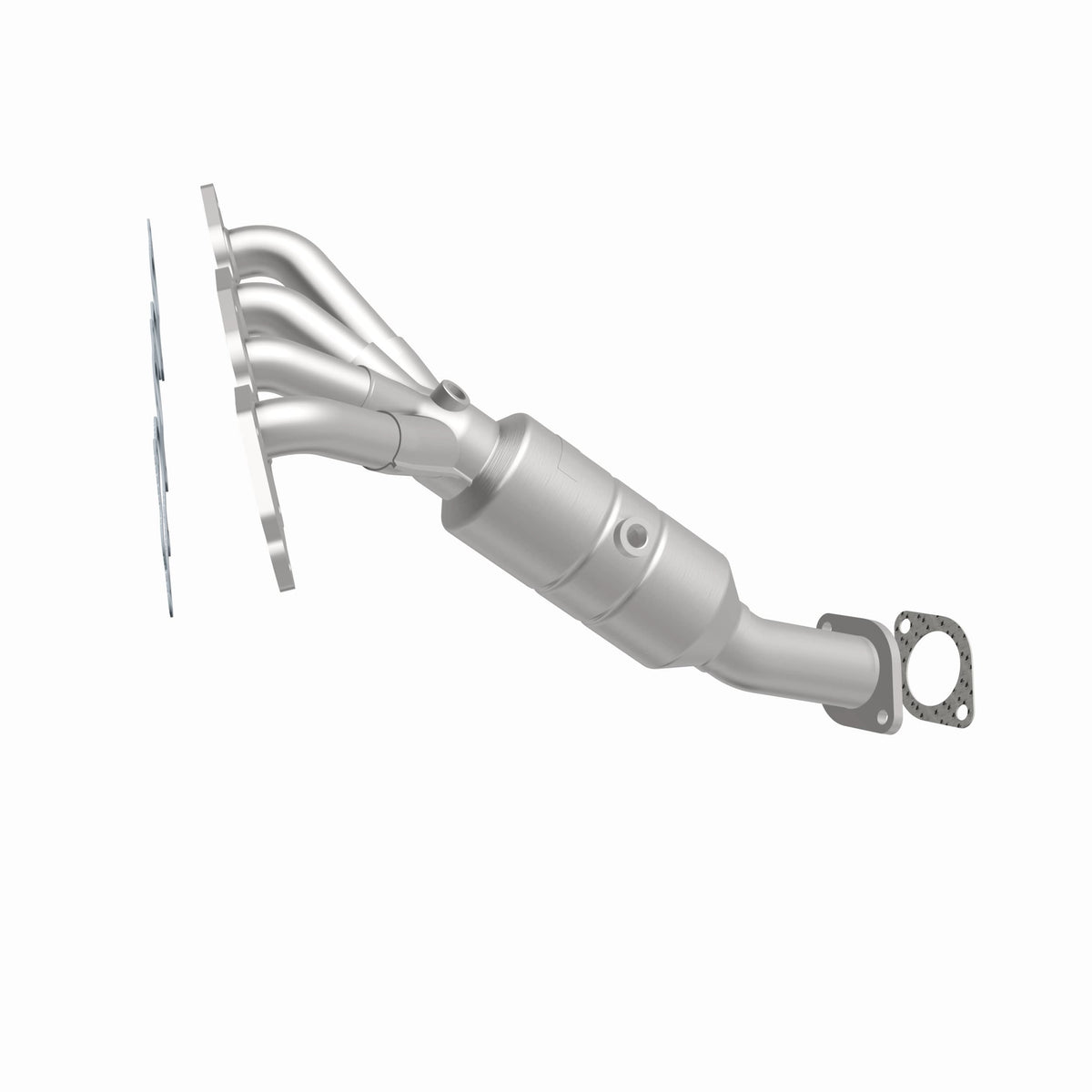 Catalytic Converter with Integrated Exhaust Manifold for HM Grade Federal / EPA Compliant Direct-Fit Manifold Catalytic