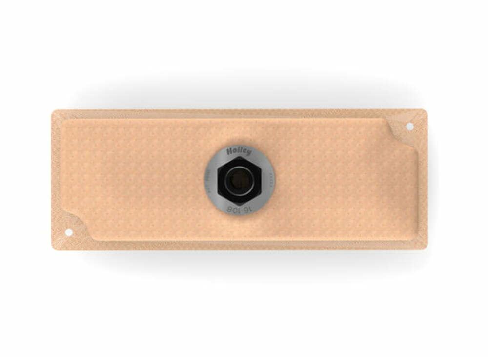 Center outlet pick-up with -3/8" NPT fitting designed for universal use. 16-108