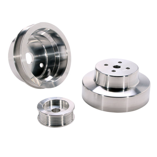 Fits 1988-1995 GM Truck 4.3/5.0/5.7L 3Pc Performance Under Drive Pulley-1603 - Car Part People