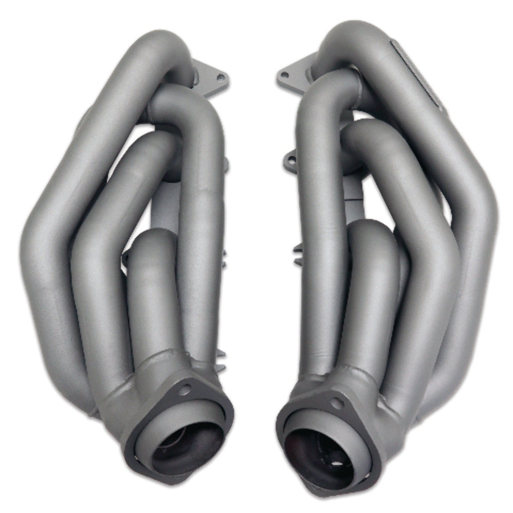 Fits 2005-2010 Mustang GT 1-5/8 Shorty Tuned Length Headers-Titanium-1612 - Car Part People