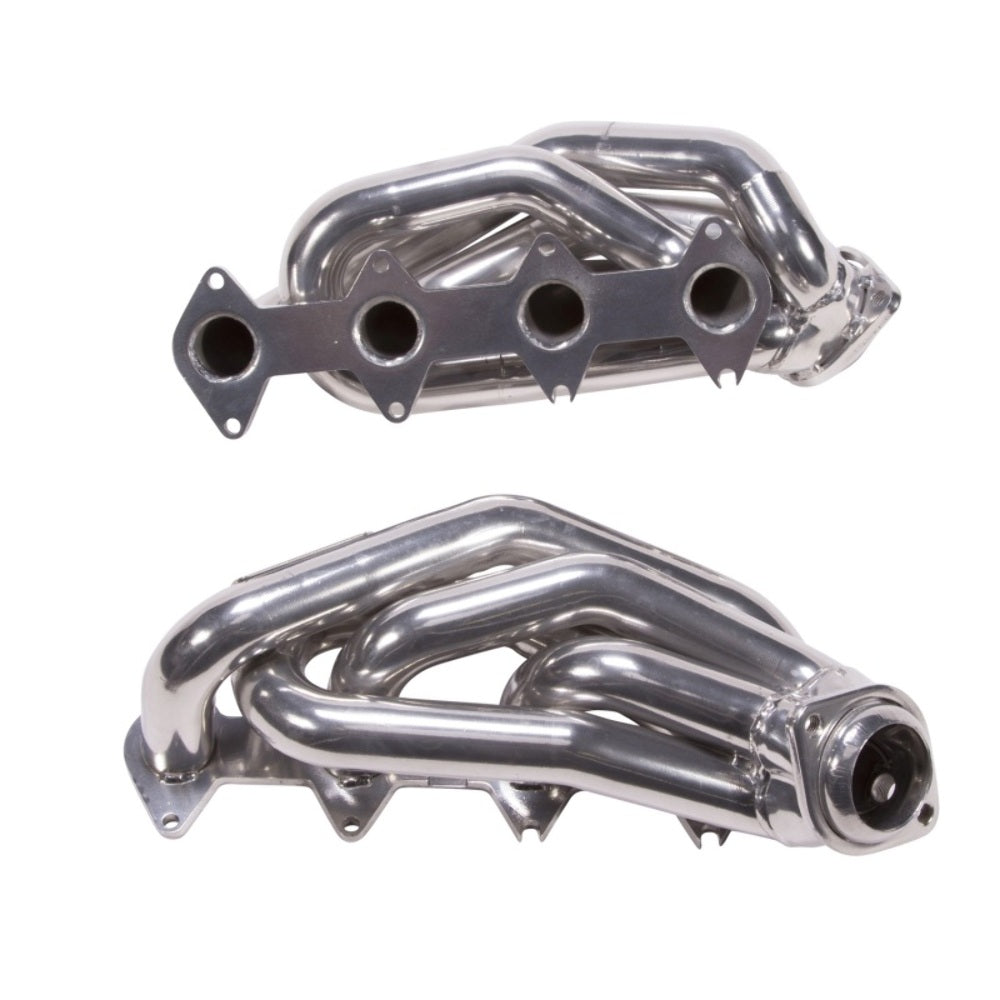 Fits 2005-2010 Mustang GT 1-5/8 Shorty Tuned Length Headers-Silver-16120 - Car Part People