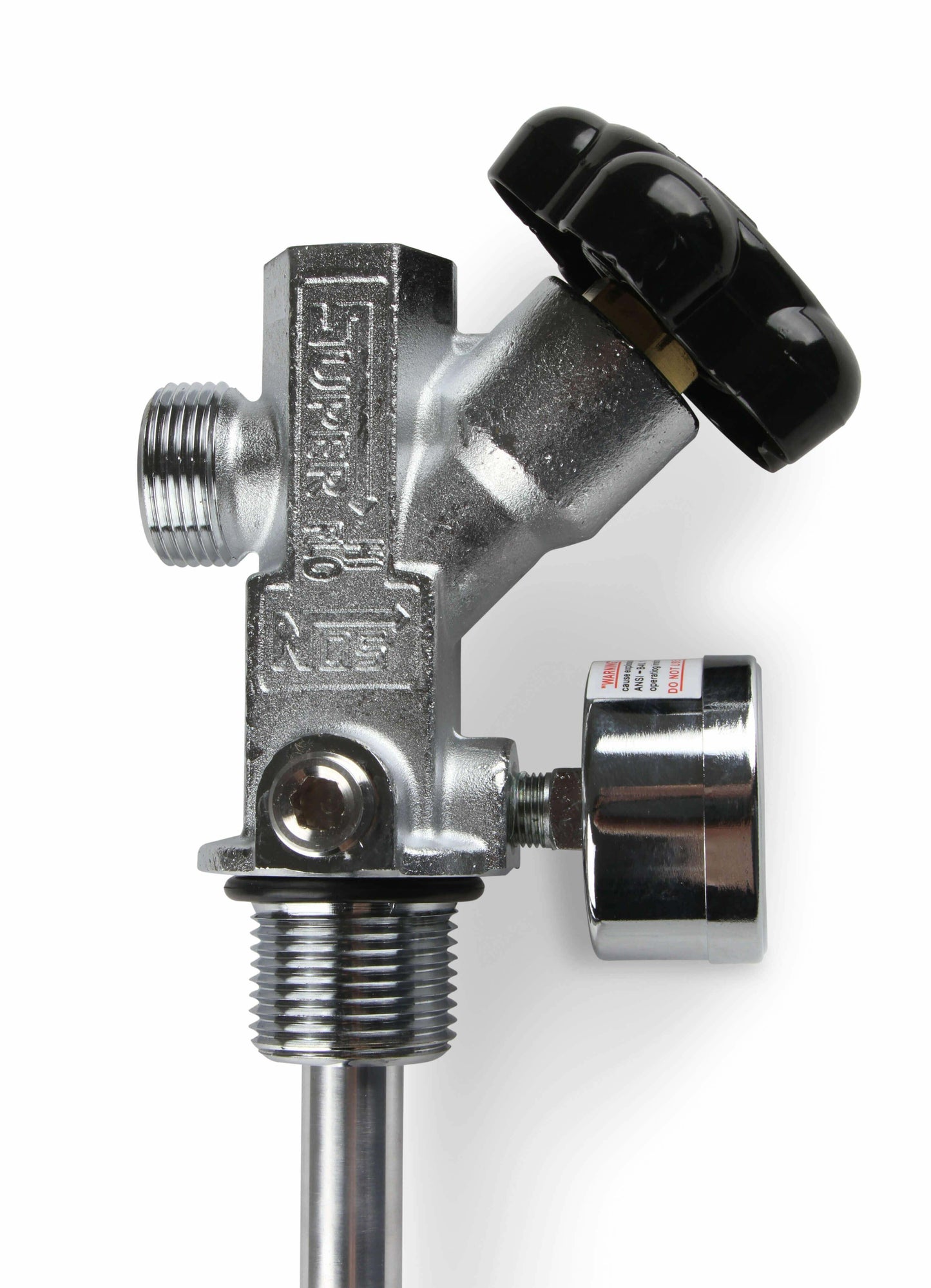 NOS 10 lb. BottleSuper Hi-Flow Valve Assembly w/SiphonTube & BlueGauge 16137ANOS