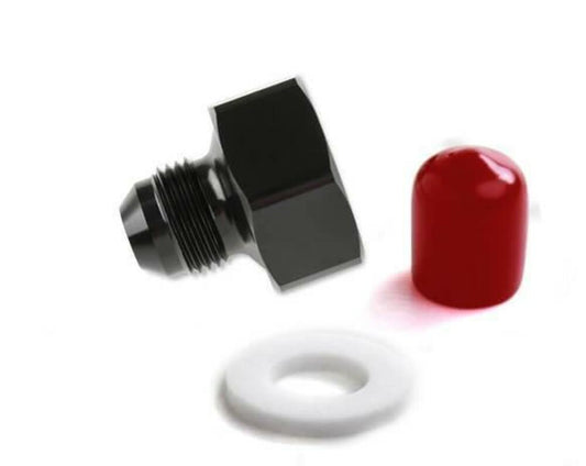 NOS Black T7075 aluminum 8AN-660 Bottle Nut Adapter - 16233NOS