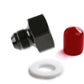 NOS Black T7075 aluminum 8AN-660 Bottle Nut Adapter - 16233NOS