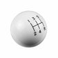 Hurst Shift Knob - White 5-speed 3/8-16 Threads - 1630008