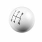 Hurst Shift Knob - White 5-speed 3/8-16 Threads - 1630008