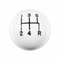 Hurst Shift Knob - White 5-speed 3/8-16 Threads - 1630008