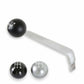 Fits Shifters W/M16X1.5 Billet Shift Knob-No Shift Pattern Gloss Black-163001HST