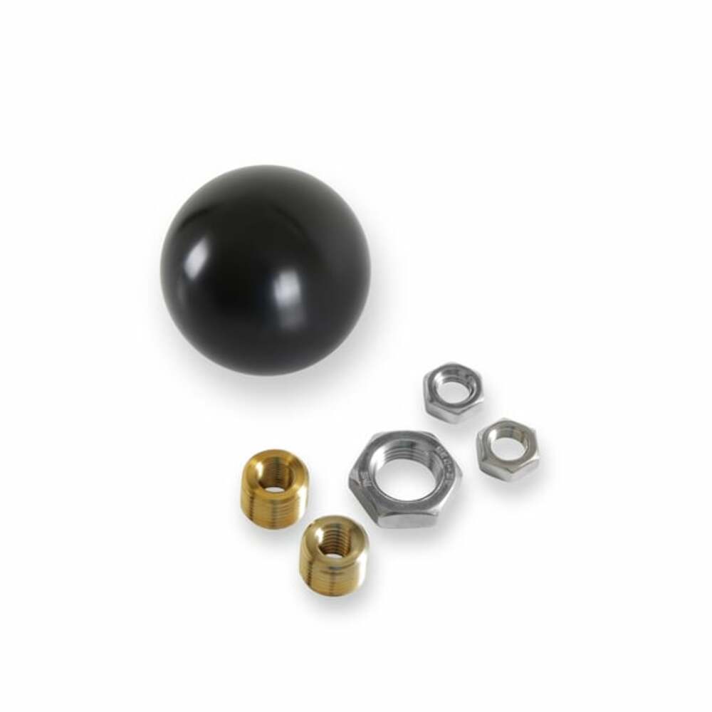 Fits Shifters W/M16X1.5 Billet Shift Knob-No Shift Pattern Gloss Black-163001HST