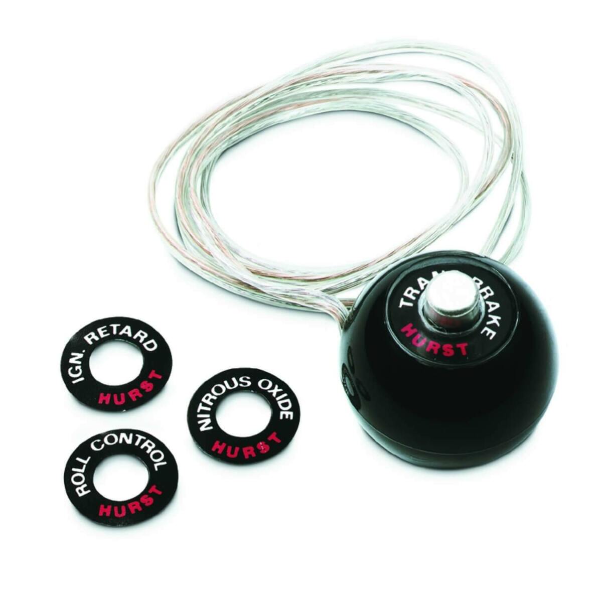 Hurst Shift Knob - Black 7/16 - 20 Threads - 12 Volt Switch - 1630050