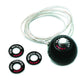 Hurst Shift Knob - Black 7/16 - 20 Threads - 12 Volt Switch - 1630050