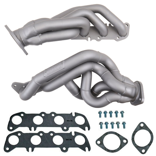 Fits 2011-2014 Mustang GT 1-3/4 Tuned Length Exhaust Headers-Titanium-1632 - Car Part People