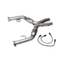 Fits 2005-2010 Mustang GT 2-3/4 Short Mid X Pipe w/High Flow Catalytic-1637 - Car Part People