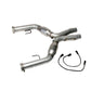 Fits 2005-2010 Mustang GT 2-3/4 Short Mid X Pipe w/High Flow Catalytic-1637 - Car Part People