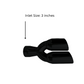 3" IDX3.5"X13.5" -Dual Double Wall Slant Cut S/S Black Exhaust Tip 1637BK