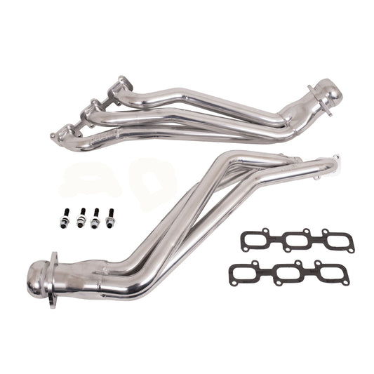 Fits 2011-2017 Mustang V6 1-3/4 Long Tube Exhaust Headers-Silver-16420 - Car Part People