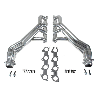 Fits 2005-2008 Dodge 5.7 Chall/ Charger 300 Hemi Long Tube Headers-Silver-16470 - Car Part People