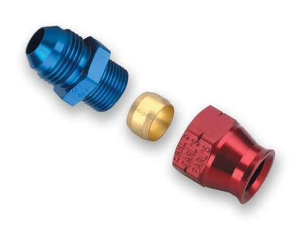 Earls -6 AN Male to 1/4 Tubing Adapter - 165064ERL