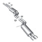 2008-2010 BMW 535i System Touring Cat-Back 16553 Magnaflow