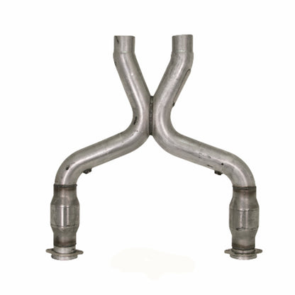 Fits 2011-2014 Mustang GT 3.0 Short Mid X Pipe W/ Catalytic Converters-1658 - Car Part People