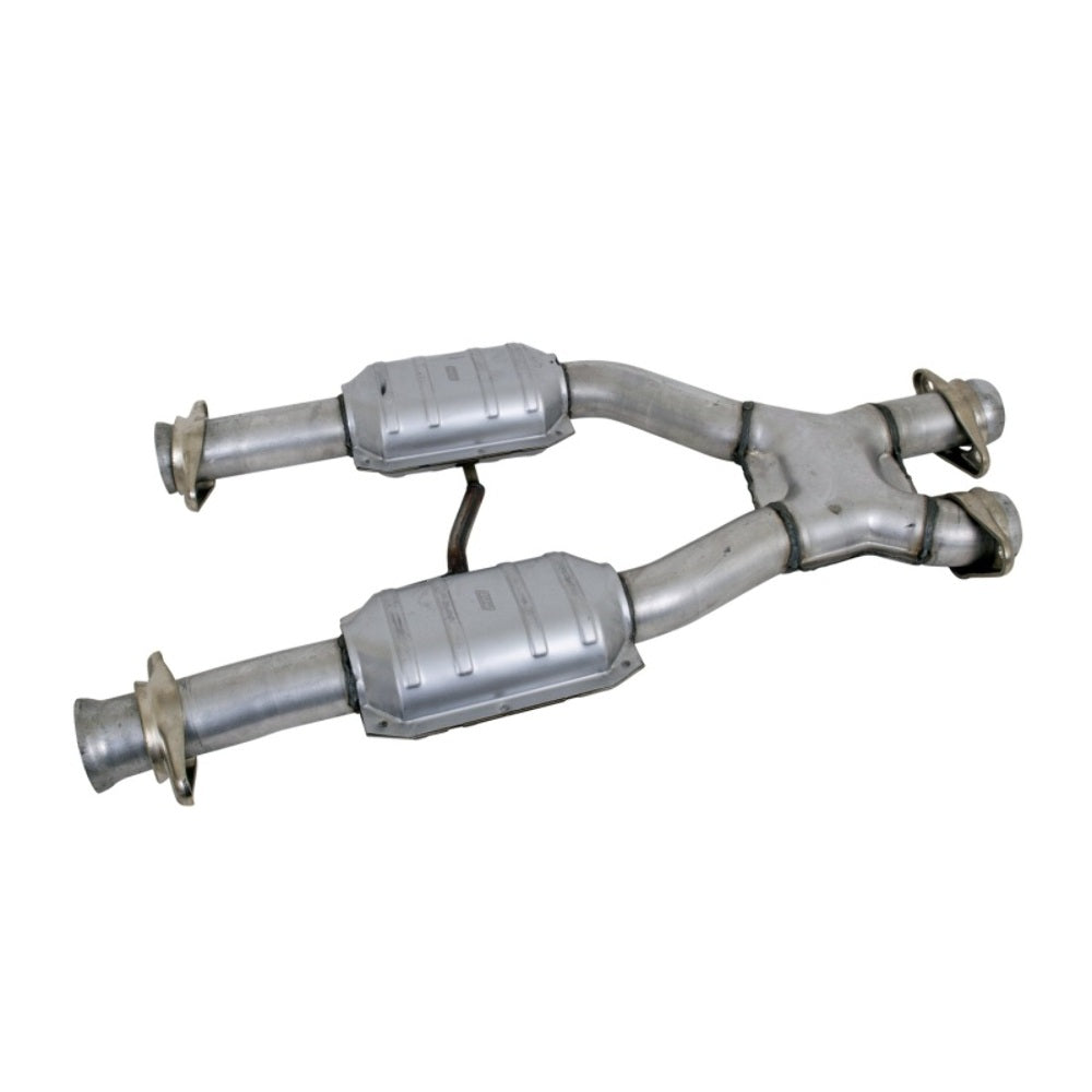 Fits 1979-1993 Mustang 5.0 2.5 Short Mid X Pipe W/ Catalytic Converters-1659 - X Pipe Car Part People