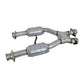 Fits 1979-1993 Mustang 5.0 2.5 Short Mid X Pipe W/ Catalytic Converters-1659 - X Pipe Car Part People