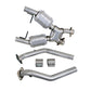 Fits 1996-1998 Mustang GT 2.5 Full X Pipe W/Catalytic Converters-1666