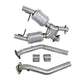 Fits 1996-1998 Mustang GT 2.5 Full X Pipe W/Catalytic Converters-1666 - Car Part People