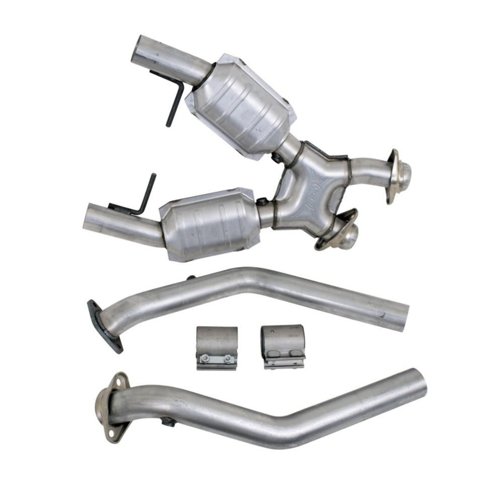 Fits 1996-1998 Mustang GT 2.5 Full X Pipe W/Catalytic Converters-1666 - Car Part People