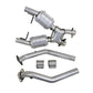 Fits 1996-1998 Mustang GT 2.5 Full X Pipe W/Catalytic Converters-1666
