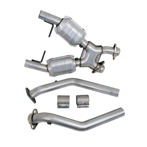 Fits 1996-1998 Mustang GT 2.5 Full X Pipe W/Catalytic Converters-1666