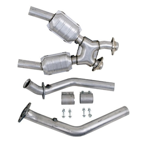 Fits 1999-2004 Mustang 4.6L Full 2.5 X Pipe W/Catalytic Converters-1670