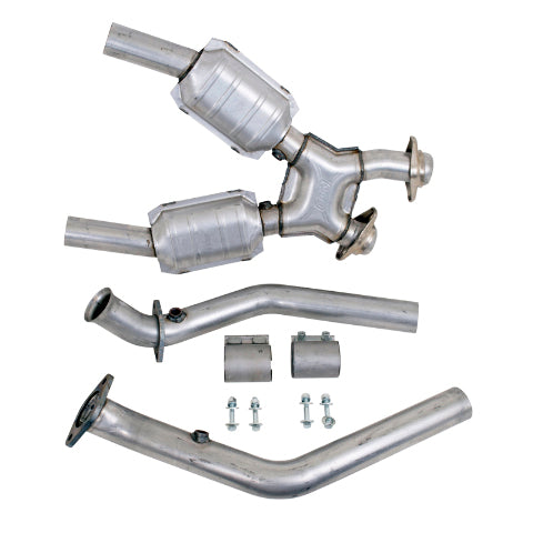 Fits 1999-2004 Mustang 4.6L Full 2.5 X Pipe W/Catalytic Converters-1670