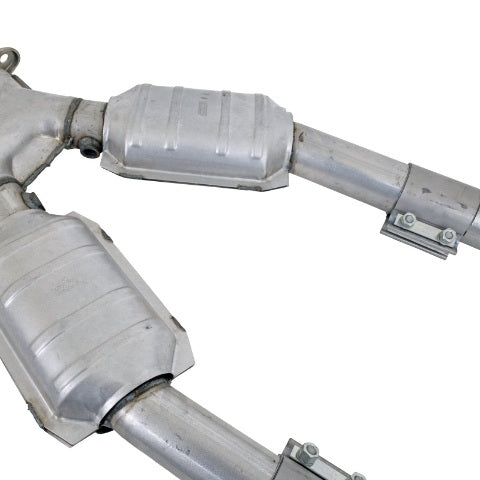 Fits 1999-2004 Mustang 4.6L Full 2.5 X Pipe W/Catalytic Converters-1670
