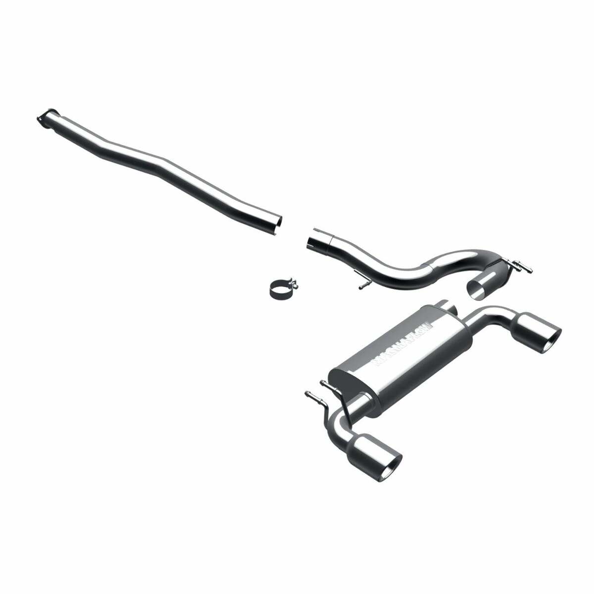 2008-2015 Mitsubishi Lancer System Street Cat-Back 16823 Magnaflow - Cat Back Exhaust Car Part People
