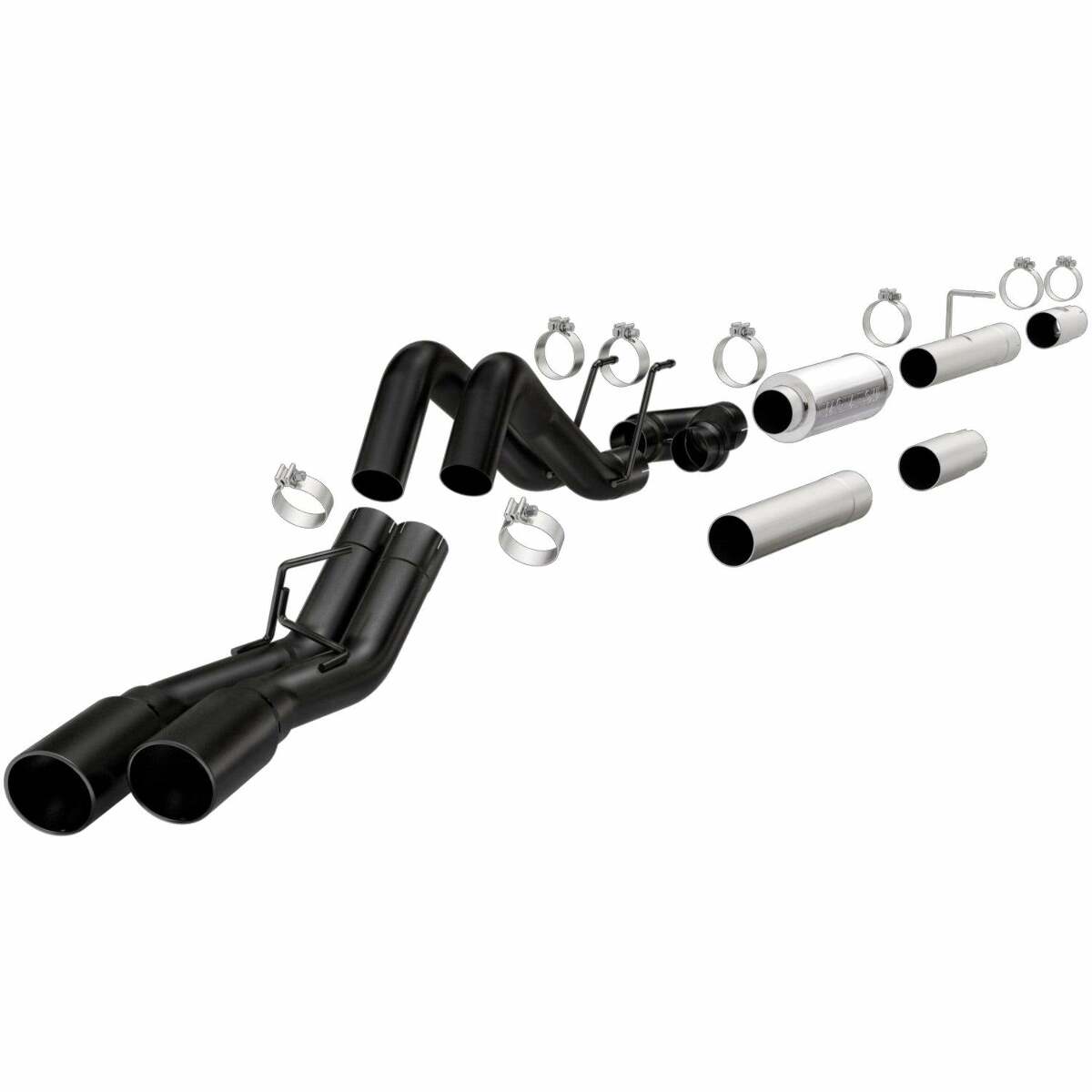 2008-2010 Ford F-250 Super Duty System Black DPF Filter-Back 17011 Magnaflow - Filter Back Exhaust Car Part People