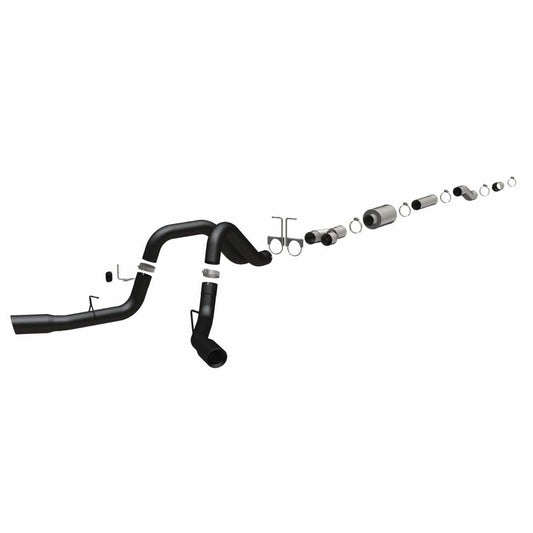 03-04 Ford F-Series 6.0L Black Street Series Stainless Cat-Back 17019 Magnaflow - Cat Back Exhaust Car Part People