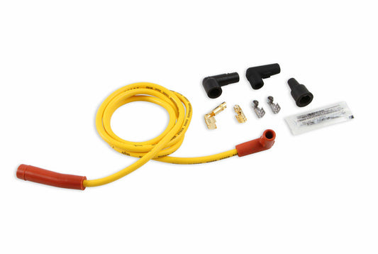 Single Wire Replacement Kit-Staight&90°Sparkplug boots-Universal-Yellow-170500