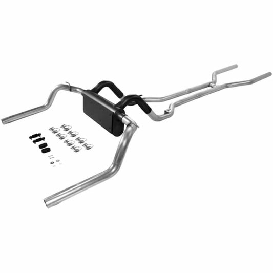 1967-1974 Chevrolet Camaro Crossmember-back Exhaust System Flowmaster American Thunder 17104