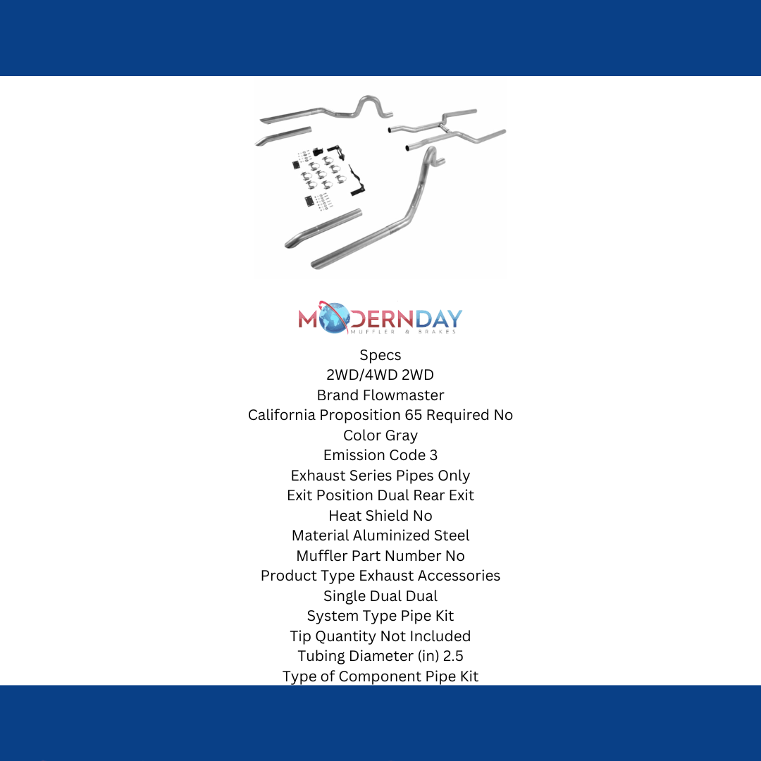 1964-1972 Chevrolet Chevelle Header-back Pipe System Flowmaster 17107