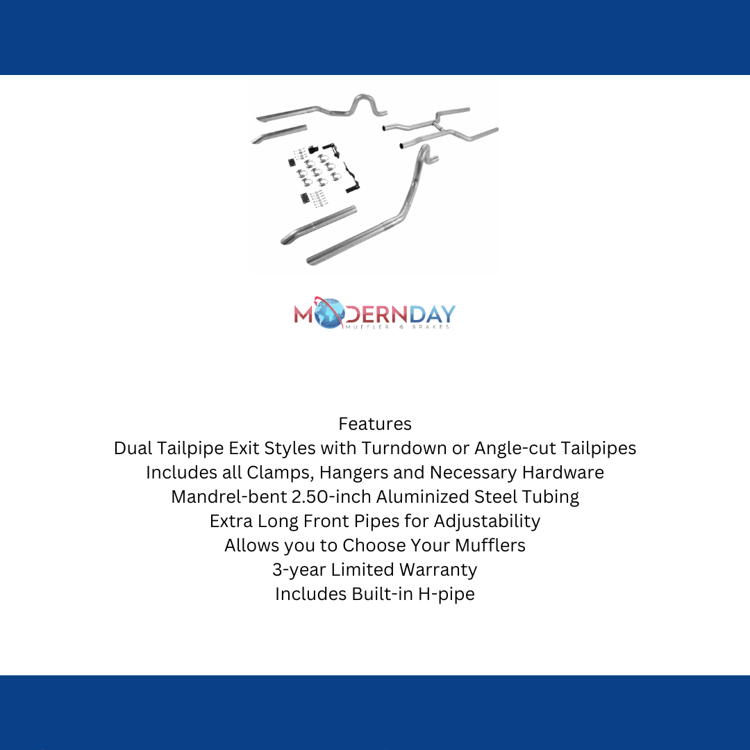 1964-1972 Chevrolet Chevelle Header-back Pipe System Flowmaster 17107