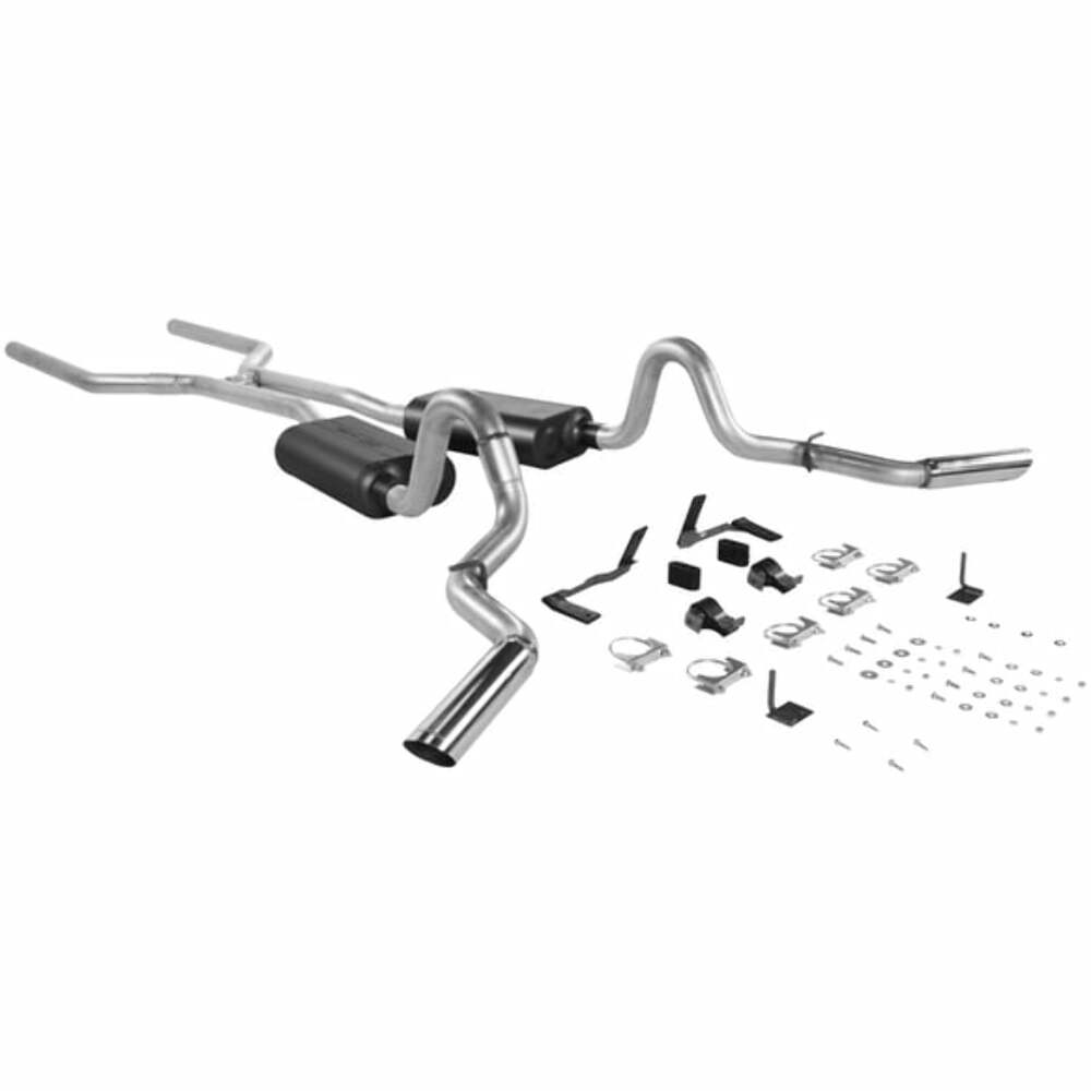 1964-1972 Chevrolet El Camino Header-back Exhaust System Flowmaster American Thu