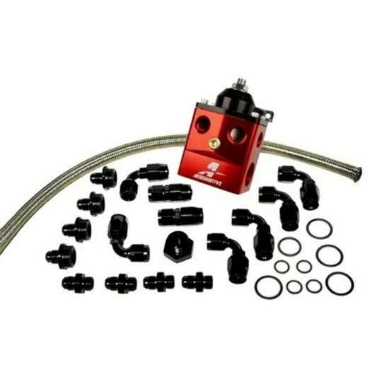 Aeromotive 17121 A4 Dual Carburetor Regulator Kit - Carburetor Parts Car Part People