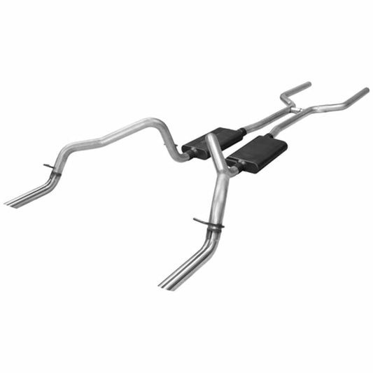 1970-1974 Chevrolet Camaro Header-back Exhaust System Flowmaster American Thunde